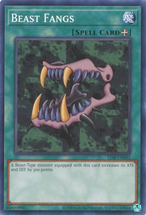 Beast Fangs (LOB-EN041) - Legend of Blue Eyes White Dragon (25th Anniversary Edition) Unlimited