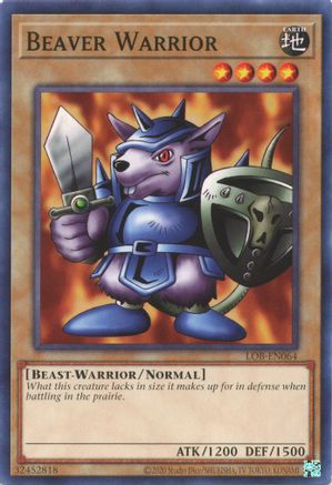Beaver Warrior (LOB-EN064) - Legend of Blue Eyes White Dragon (25th Anniversary Edition) Unlimited