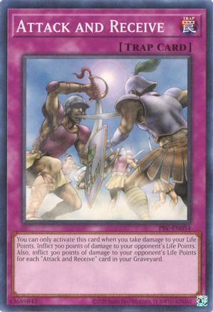 Attack and Receive (PSV-EN054) - Pharaoh's Servant (25th Anniversary Edition) Unlimited