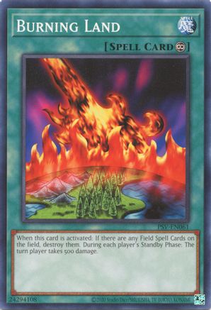 Burning Land (PSV-EN061) - Pharaoh's Servant (25th Anniversary Edition) Unlimited