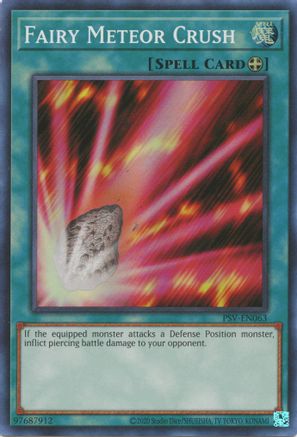 Fairy Meteor Crush (PSV-EN063) - Pharaoh's Servant (25th Anniversary Edition) Unlimited