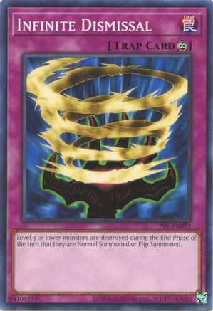 Infinite Dismissal (PSV-EN072) - Pharaoh's Servant (25th Anniversary Edition) Unlimited