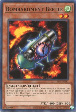 Bombardment Beetle (PSV-EN087) - Pharaoh's Servant (25th Anniversary Edition) Unlimited
