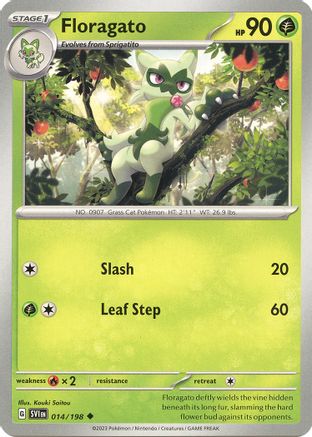 Floragato 014  SV01 Scarlet & Violet Base Set - Uncommon