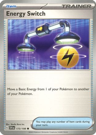 Energy Switch 173  - Reverse Holofoil SV01 Scarlet & Violet Base Set - Common