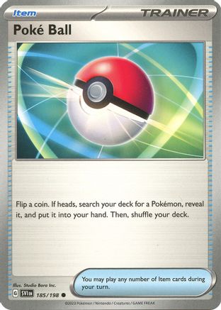 Poke Ball 185  SV01 Scarlet & Violet Base Set - Common