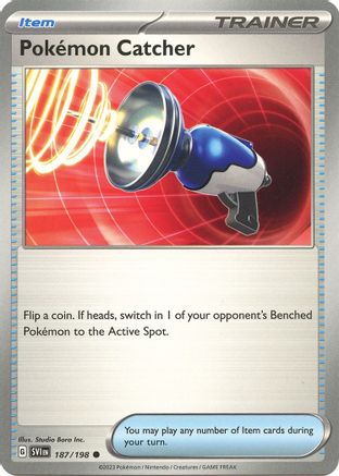 Pokemon Catcher 187  SV01 Scarlet & Violet Base Set - Common