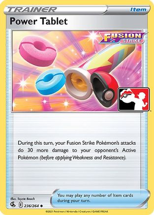 Power Tablet 236/264  - Holofoil Prize Pack Series Cards - Uncommon