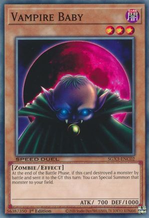 Vampire Baby (SGX3-ENC02) - Speed Duel GX: Duelists of Shadows 1st Edition