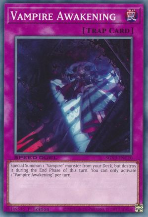 Vampire Awakening (SGX3-ENC20) - Speed Duel GX: Duelists of Shadows 1st Edition