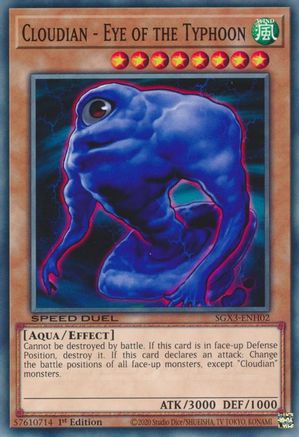 Cloudian - Eye of the Typhoon (SGX3-ENH02) - Speed Duel GX: Duelists of Shadows 1st Edition
