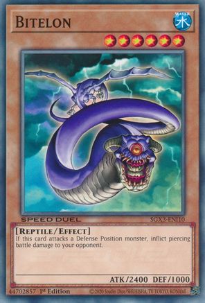 Bitelon (SGX3-ENI10) - Speed Duel GX: Duelists of Shadows 1st Edition
