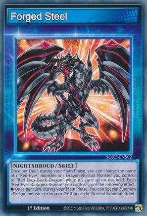 Forged Steel (SGX3-ENS02) - Speed Duel GX: Duelists of Shadows 1st Edition