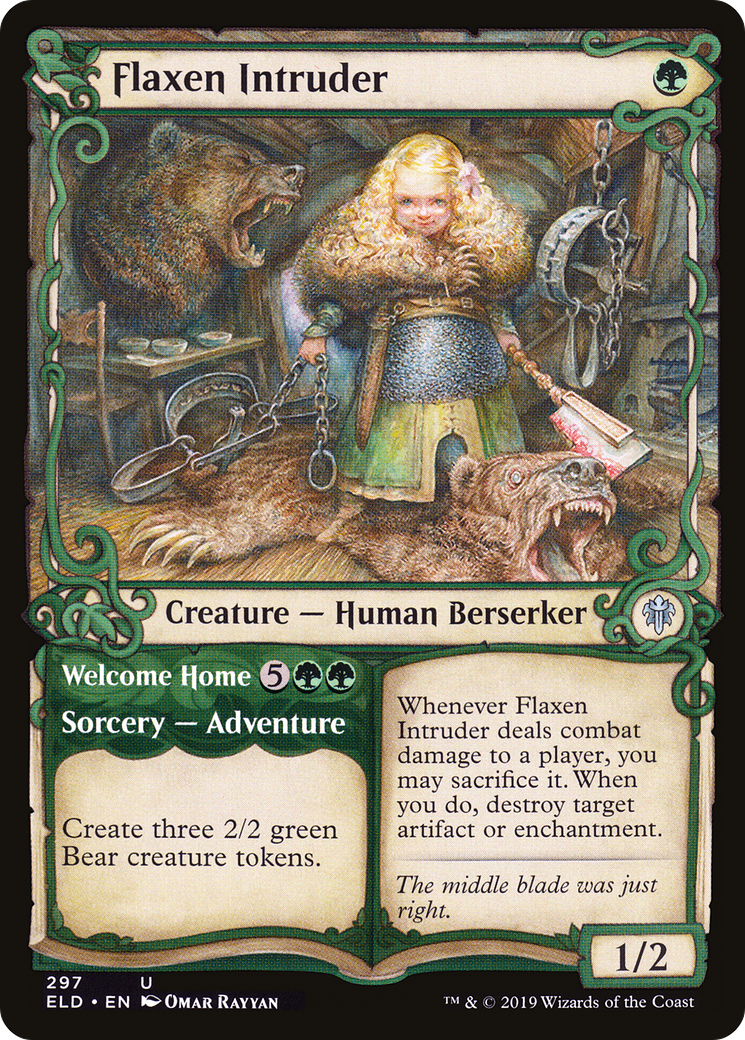 Flaxen Intruder (Showcase) (ELD-297) - Throne of Eldraine: (Showcase) Foil
