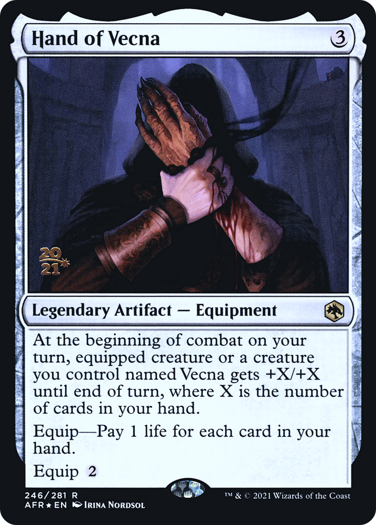 Hand of Vecna (PRE-246) - Adventures in the Forgotten Realms Promos Foil