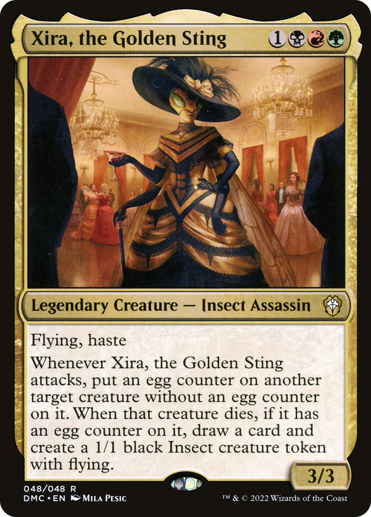 Xira, the Golden Sting (DMC-048) - Dominaria United Commander Foil