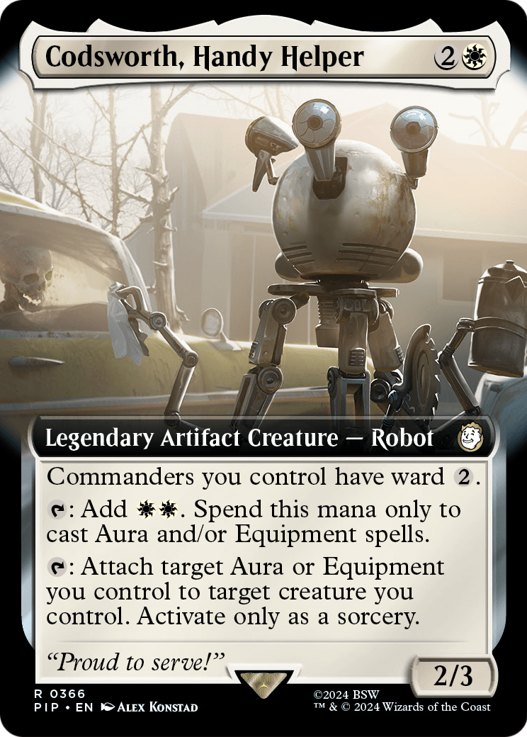 Codsworth, Handy Helper (Extended Art) (PIP-366) - Fallout: (Extended Art)