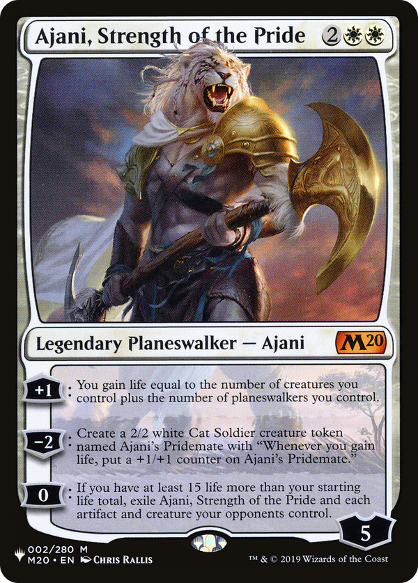 Ajani, Strength of the Pride (LIST-002/280) - The List