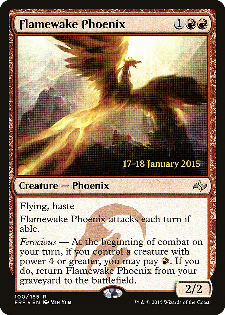 Flamewake Phoenix (PRE-100) - Fate Reforged Promos Foil