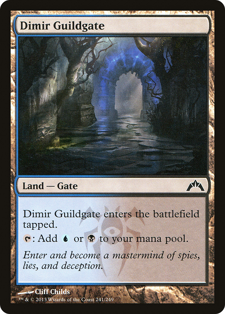 Dimir Guildgate (GTC-241) - Gatecrash Foil