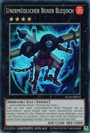 Battlin' Boxer Lead Yoke (German) - "Unermüdlicher Boxer Bleijoch" (AC14-DE014) - Advent Calendar 2014 (Adventskalender ZEXAL-Edition) Limited