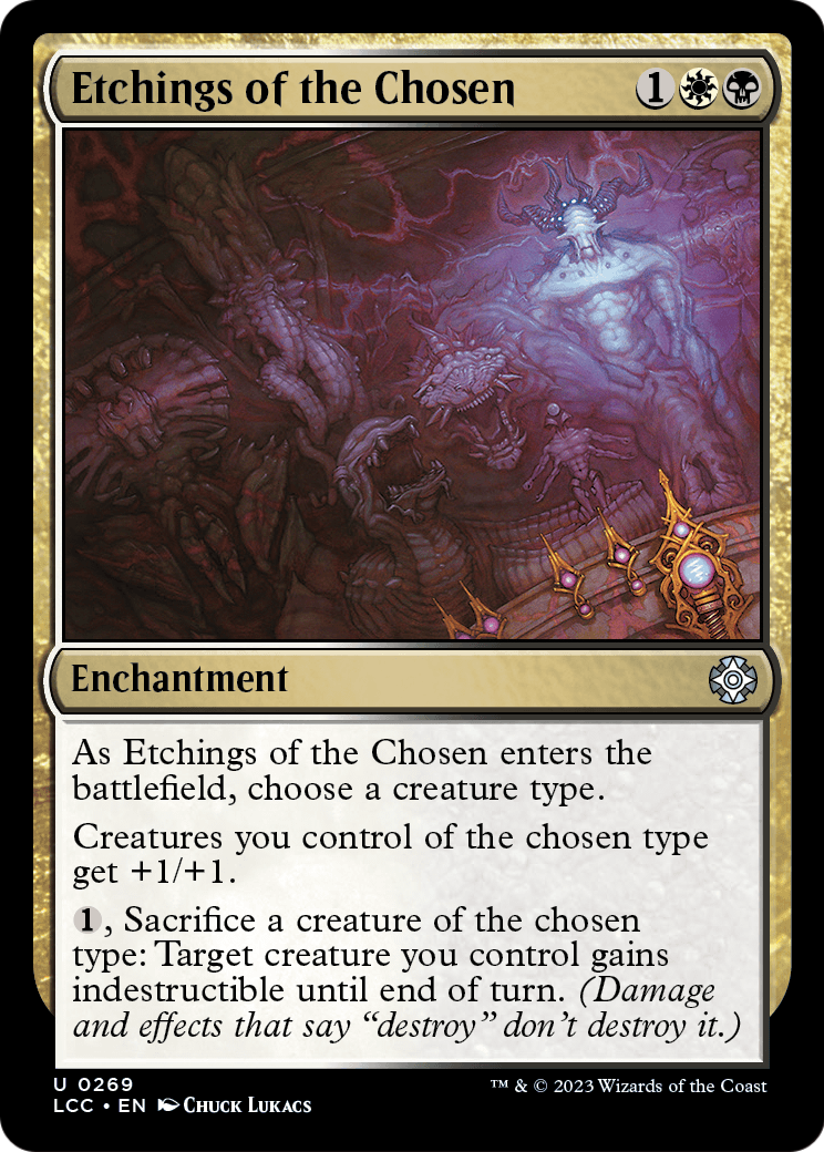 Etchings of the Chosen (LCC-269) - The Lost Caverns of Ixalan Commander