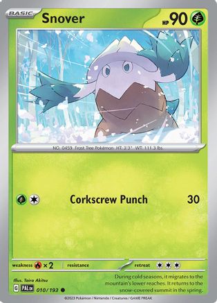 Snover 010  SV02 Paldea Evolved - Common