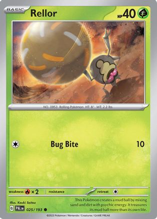 Rellor 025/193  SV02 Paldea Evolved - Common