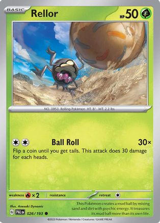 Rellor 026/193  SV02 Paldea Evolved - Common