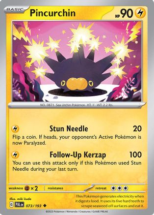 Pincurchin 073/193  SV02 Paldea Evolved - Uncommon