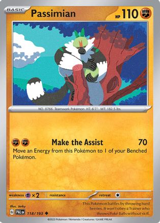 Passimian 118  SV02 Paldea Evolved - Uncommon