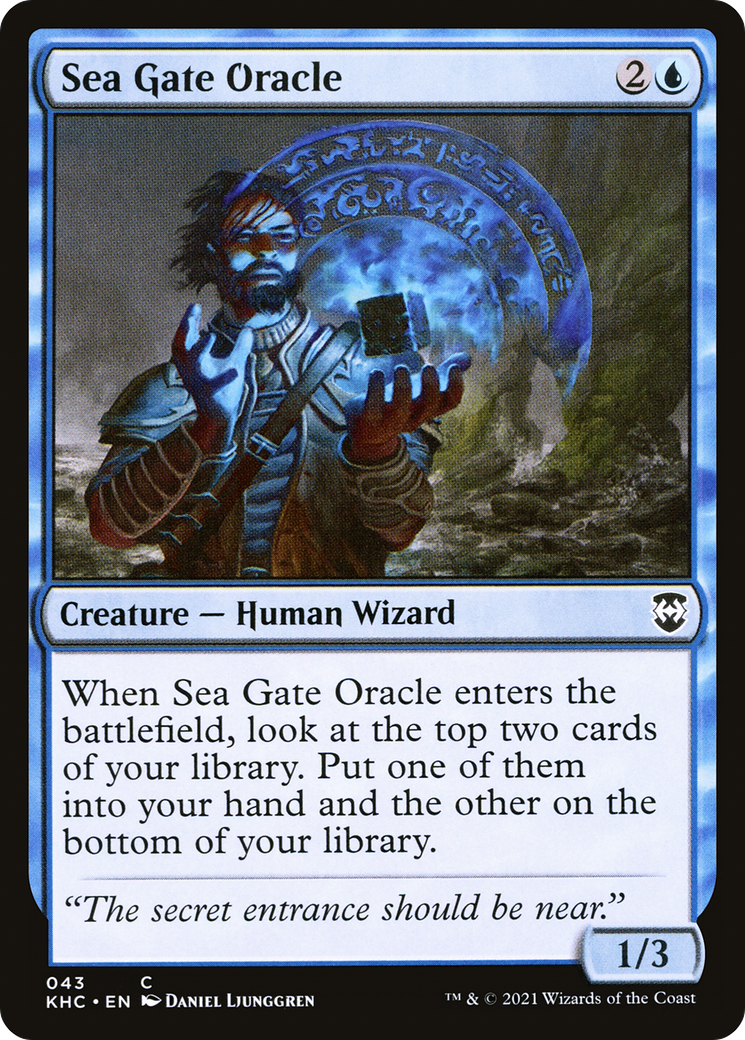 Sea Gate Oracle (KHC-043) - Kaldheim Commander