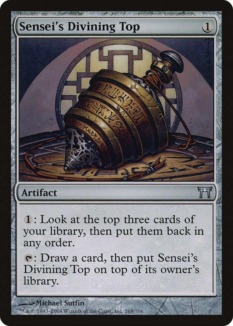 Sensei's Divining Top (CHK-268) - Champions of Kamigawa