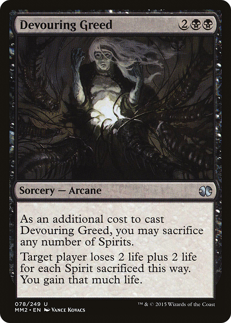 Devouring Greed (MM2-078) - Modern Masters 2015 Foil