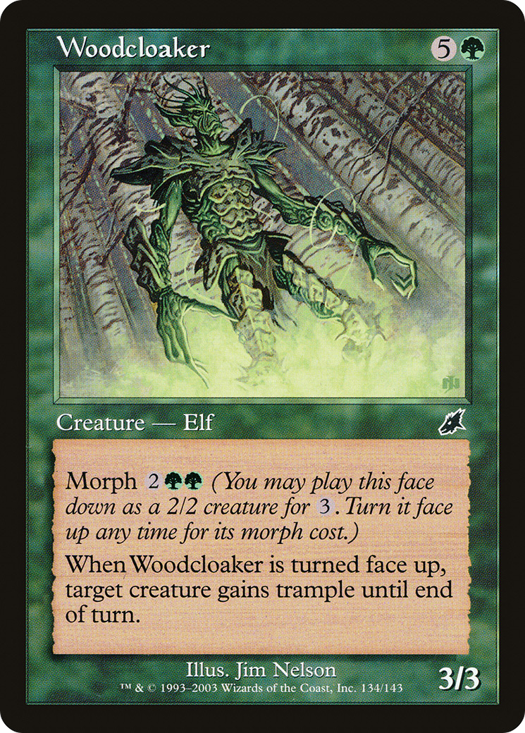 Woodcloaker (SCG-134) - Scourge Foil