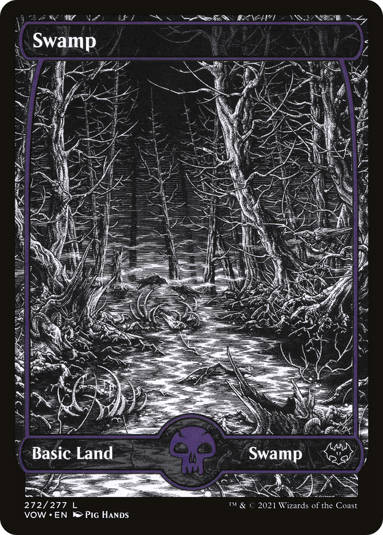 Swamp (272) (VOW-272) - Innistrad: Crimson Vow: (Showcase) Foil