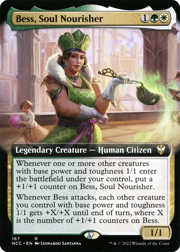 Bess, Soul Nourisher (Extended Art) (NCC-167) - New Capenna Commander: (Extended Art)