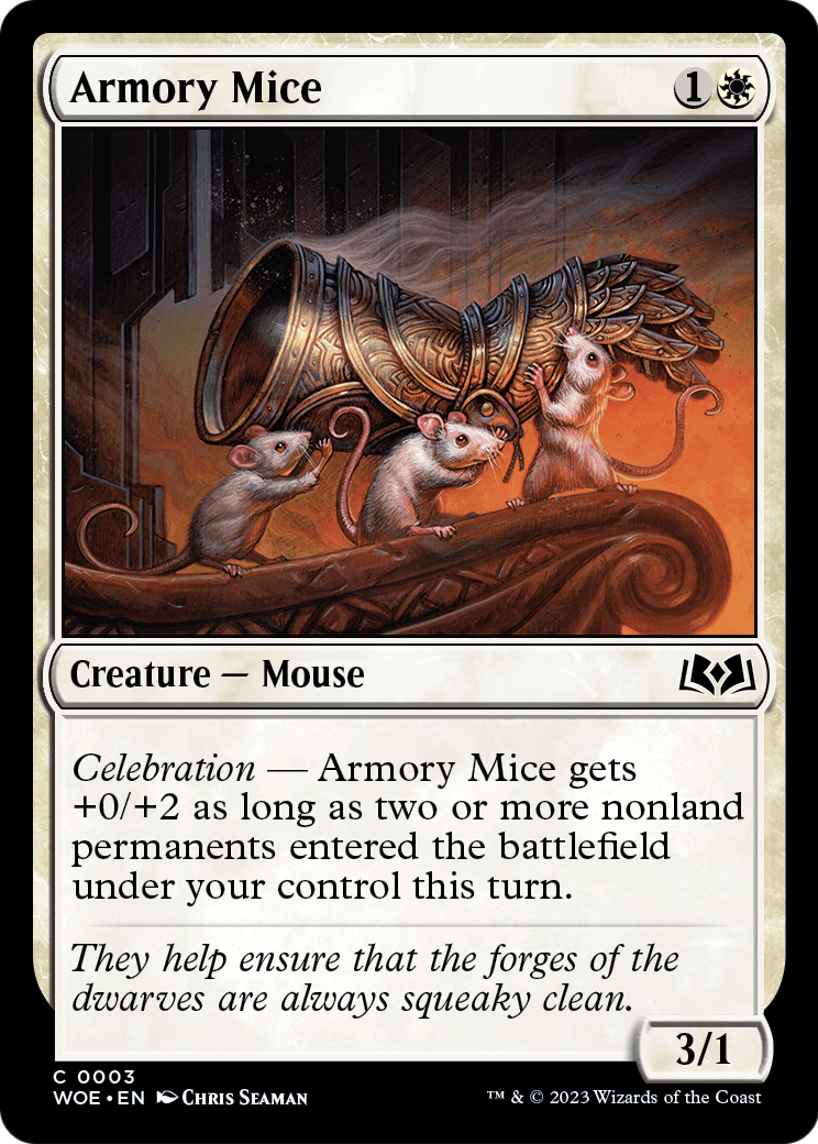 Armory Mice (WOE-003) - Wilds of Eldraine