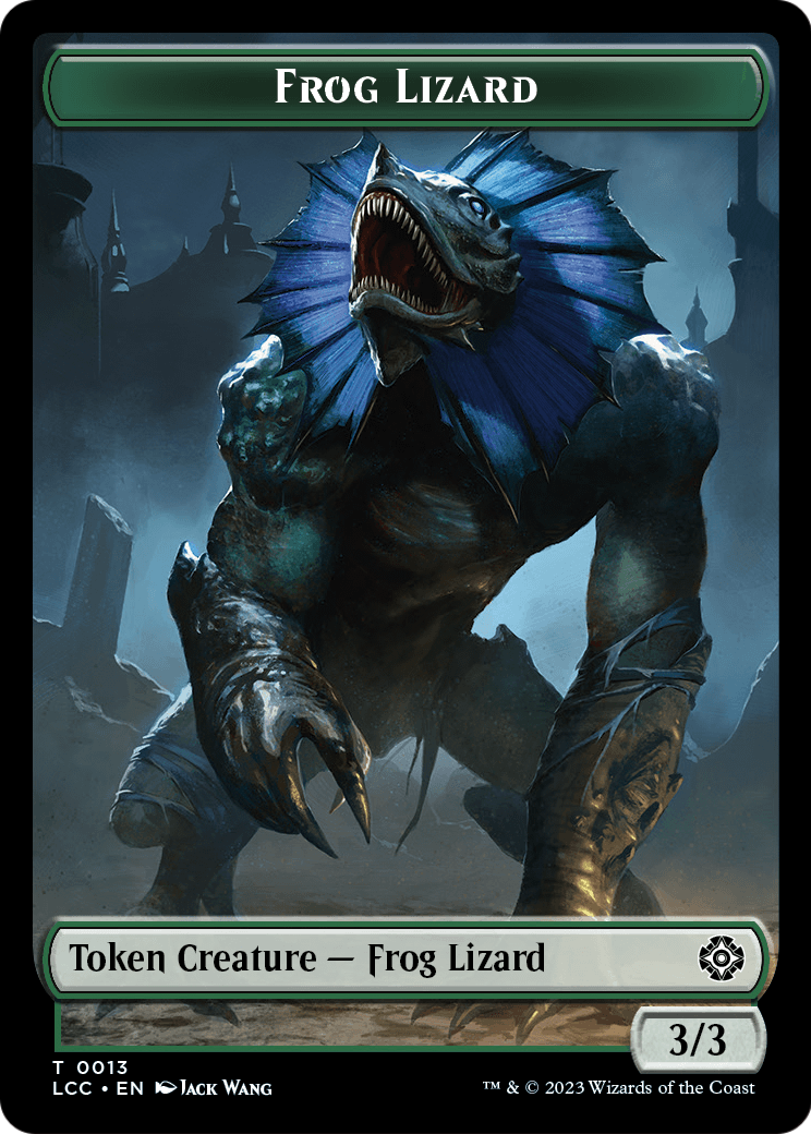 Frog Lizard (TLCC-013) - The Lost Caverns of Ixalan Commander Tokens