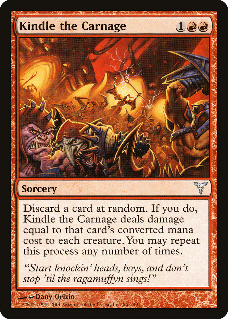 Kindle the Carnage (DIS-066) - Dissension