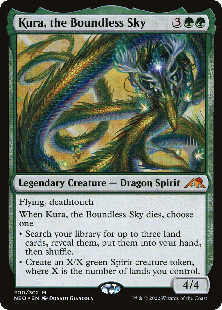 Kura, the Boundless Sky (PPNEO-200) - Kamigawa: Neon Dynasty Promos Foil