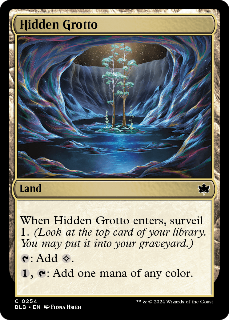 Hidden Grotto (BLB-254) - Bloomburrow