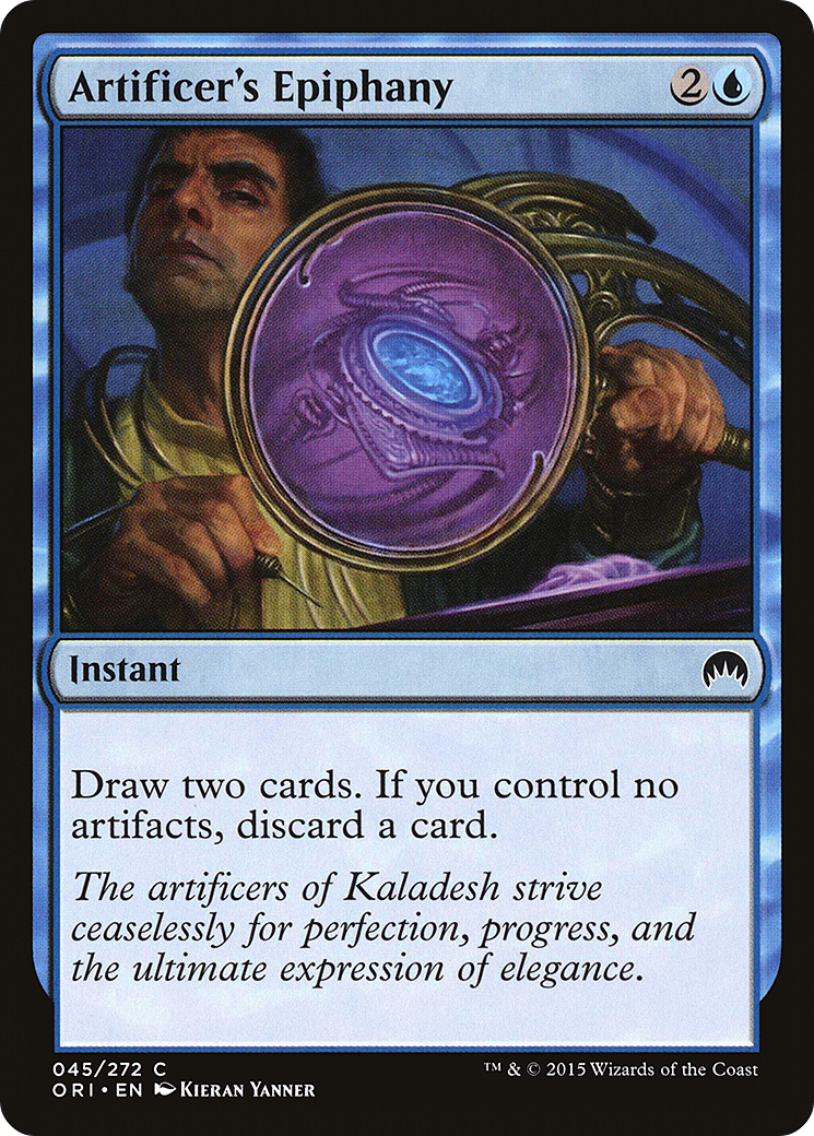 Artificer's Epiphany (ORI-045) - Magic Origins Foil