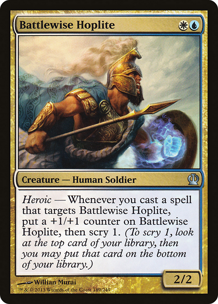 Battlewise Hoplite (THS-189) - Theros