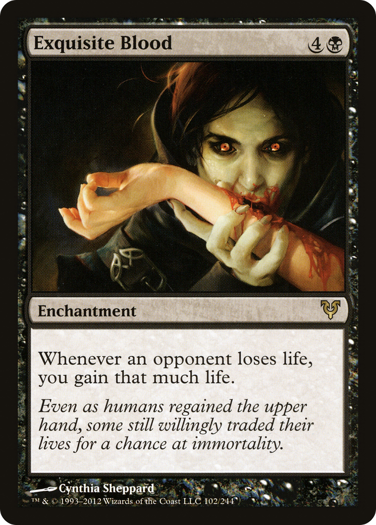 Exquisite Blood (AVR-102) - Avacyn Restored