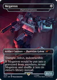 Megatron - Blightsteel Colossus (SLD-1079) - Secret Lair Drop (Borderless)