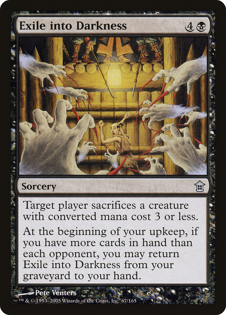 Exile into Darkness (SOK-067) - Saviors of Kamigawa Foil
