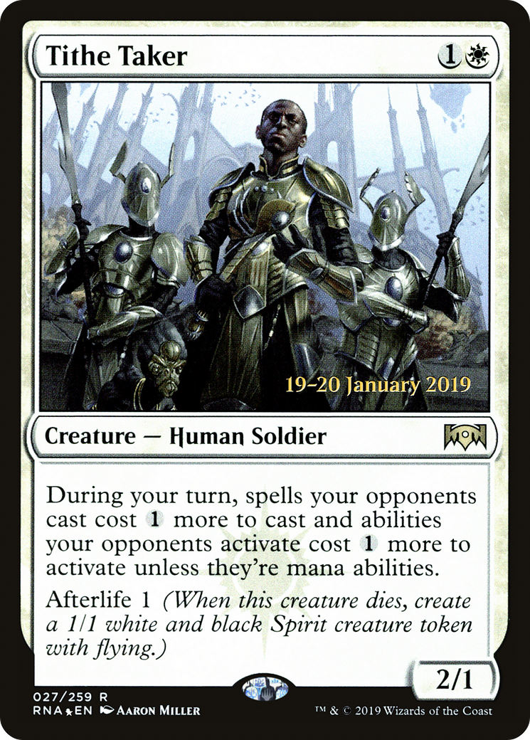 Tithe Taker (PRE-027) - Ravnica Allegiance Promos Foil
