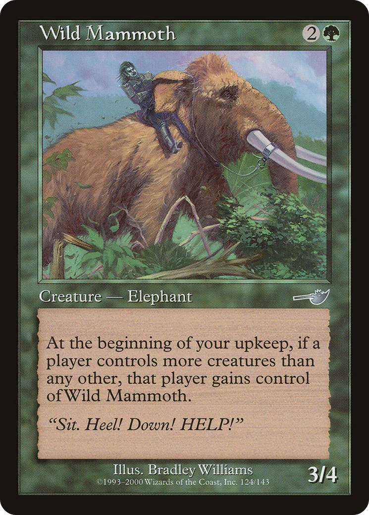 Wild Mammoth (NMS-124) - Nemesis Foil