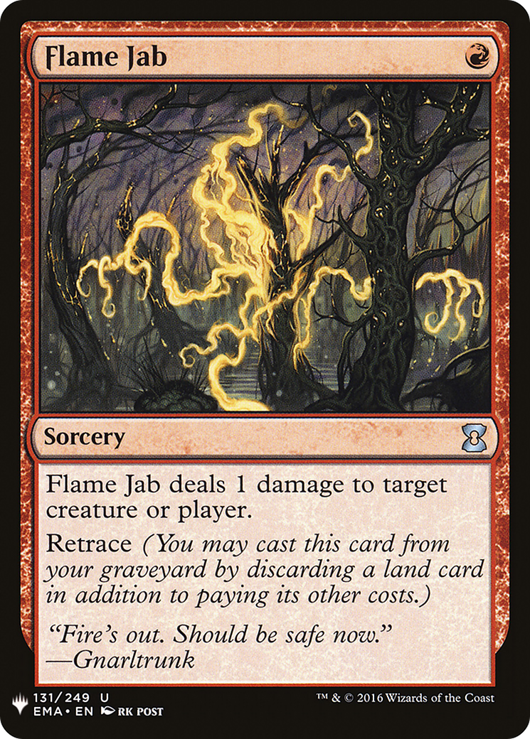 Flame Jab (LIST-131) - The List